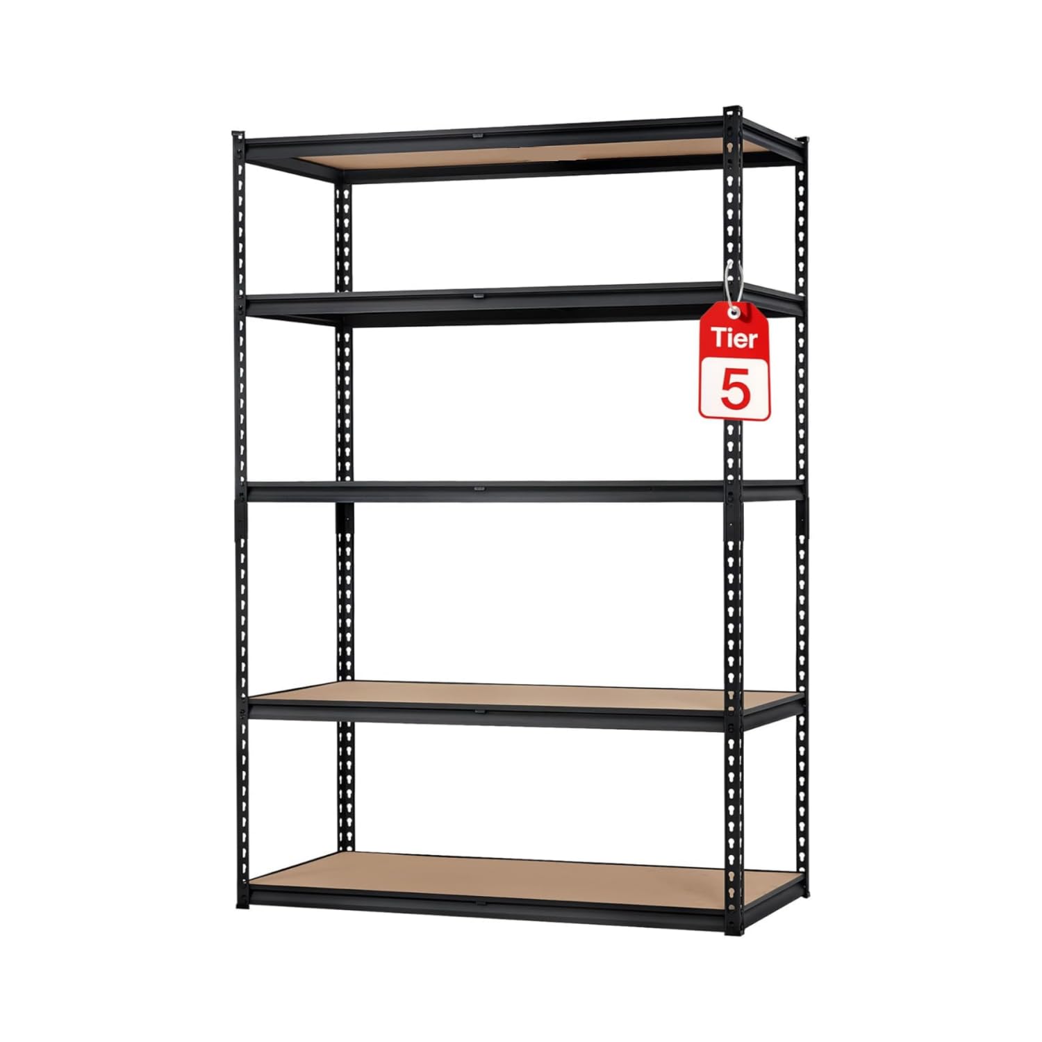 Amazon｜Garvee スチールラック 5段 メタルラック 耐荷重740kg 幅90